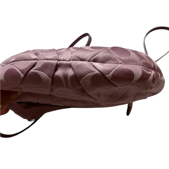 Coach Purple Crossbody Bag with Signature Monogram - Picture 5 of 6